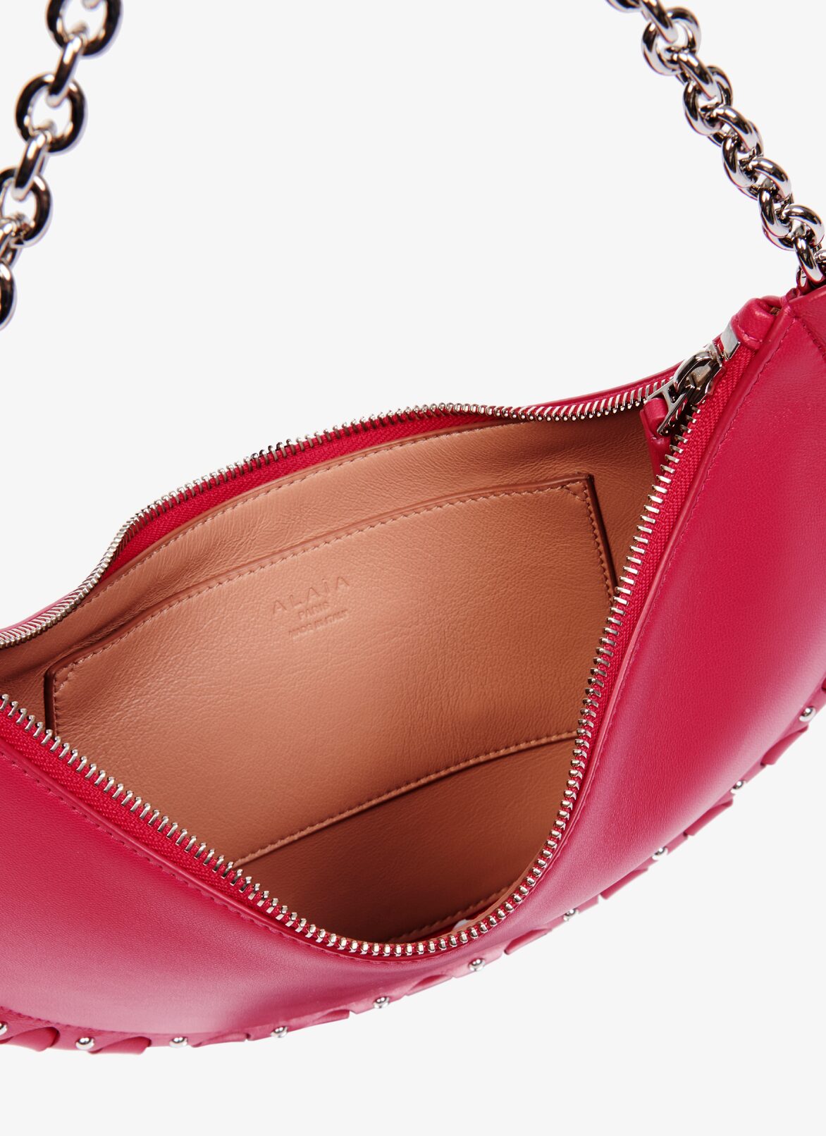 Demi-Lune BAG ALAÏA RASPBERRY PINK DEMI-LUNE BAG